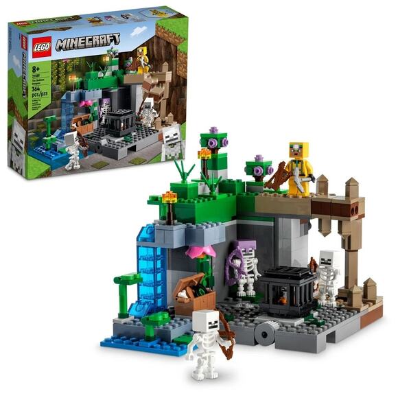 LEGO MINECRAFT 21189 RETIRED NIB The Skeleton Dungeon 364 Pieces Ages 8+ - Picture 1 of 5